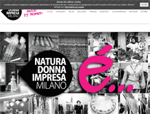 Tablet Screenshot of naturadonnaimpresa.com